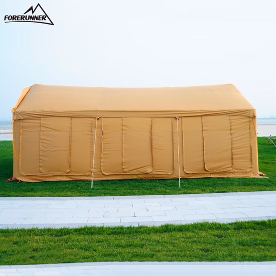 Casa inflable impermeable de alta calidad para acampar en familia, tienda inflable para acampar al aire libre