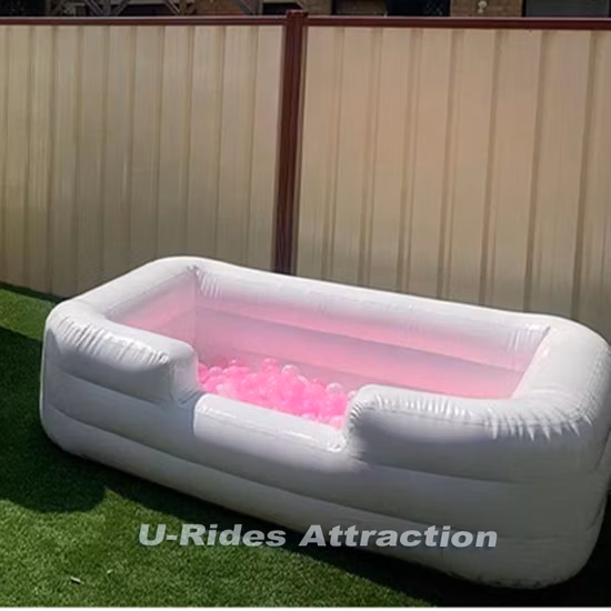 Mini castillo hinchable inflable con piscina de bolas inflable de juego suave para cumpleaños de fiesta de niños