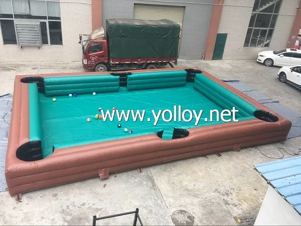 Juego de billar humano interactivo inflable para niños y adultos